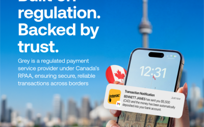 Grey obtient l'enregistrement de fournisseur de services de paiement au Canada