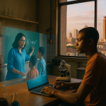 Éducation holographique en Afrique : classe virtuelle immersive - TechSocietyMedia