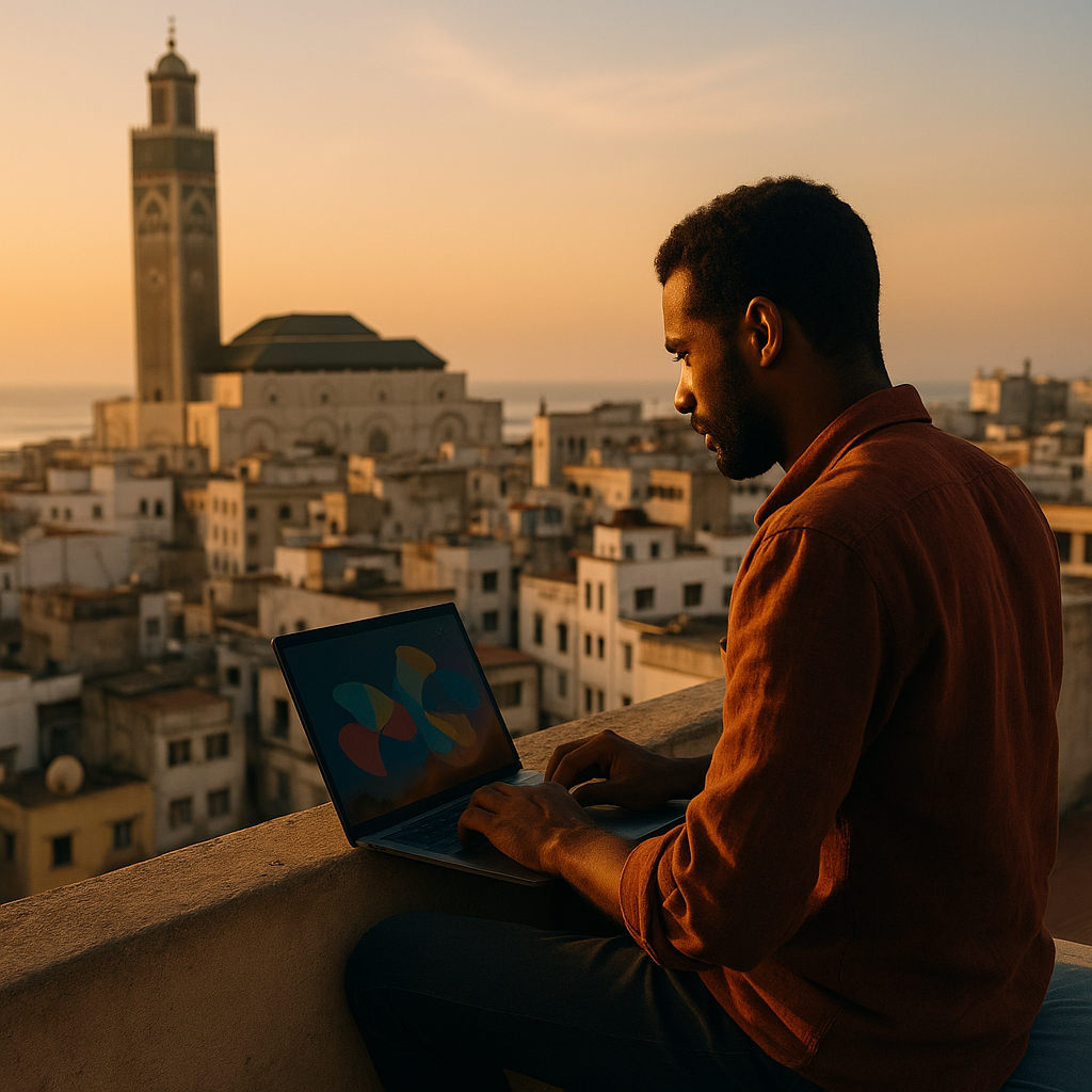 Modèles de diffusion IA pour le design graphique au Maroc - TechSocietyMedia
