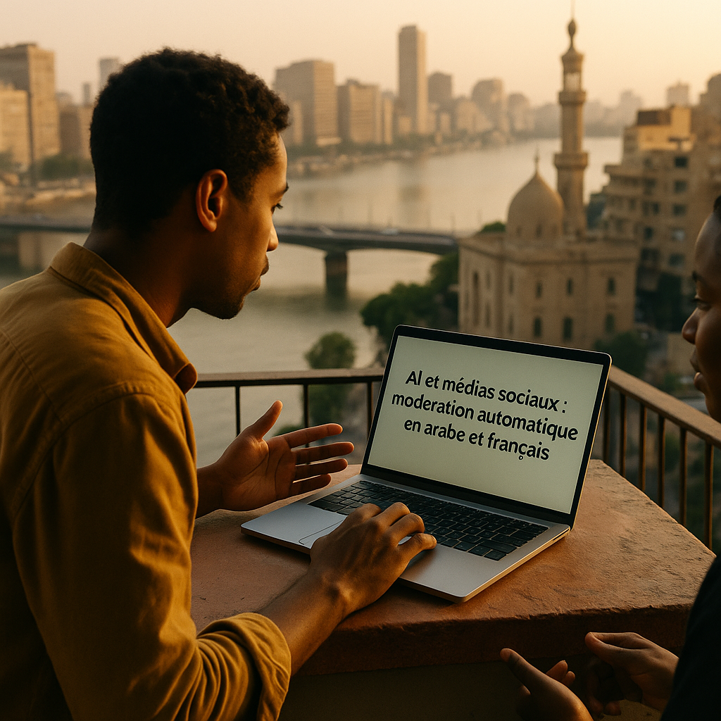 IA et médias sociaux : modération automatique en arabe et français - TechSocietyMedia
