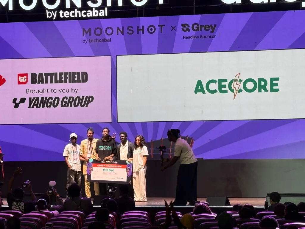 Acecore décroche 10 000 $ au Moonshot selon TechCabal Daily