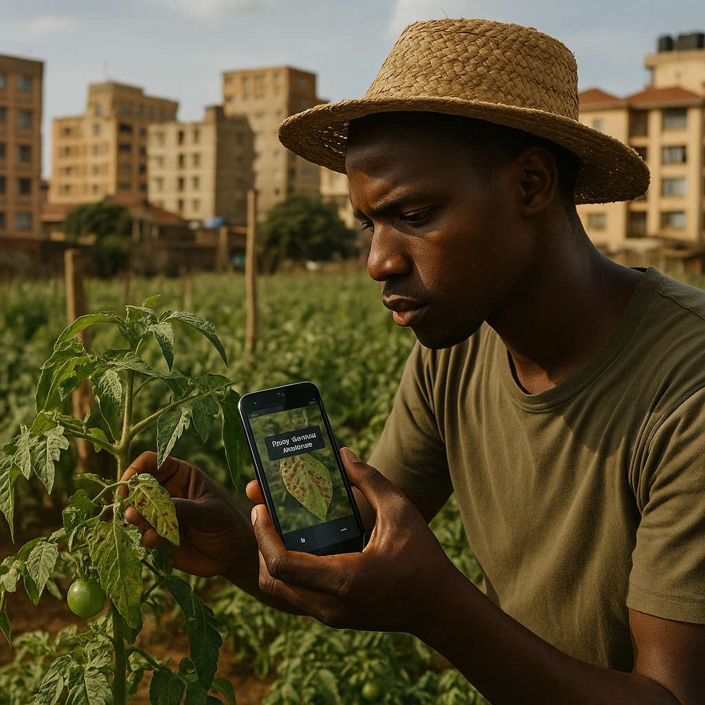 IA et détection de maladies des plantes en Afrique - TechSocietyMedia